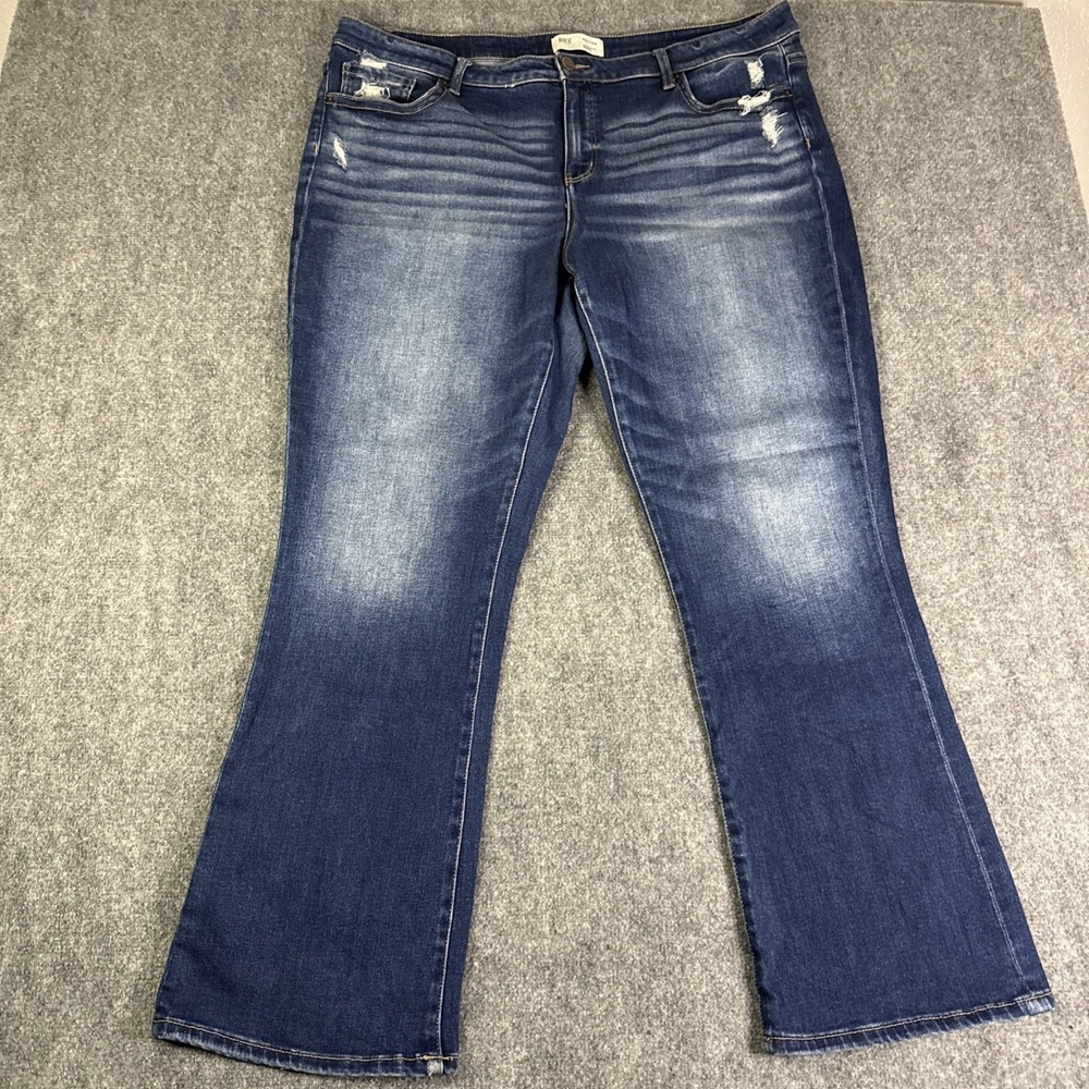 BKE Payton Mid Rise Universal Fit Bootcut Stretch Denim Jeans Women's Size 38